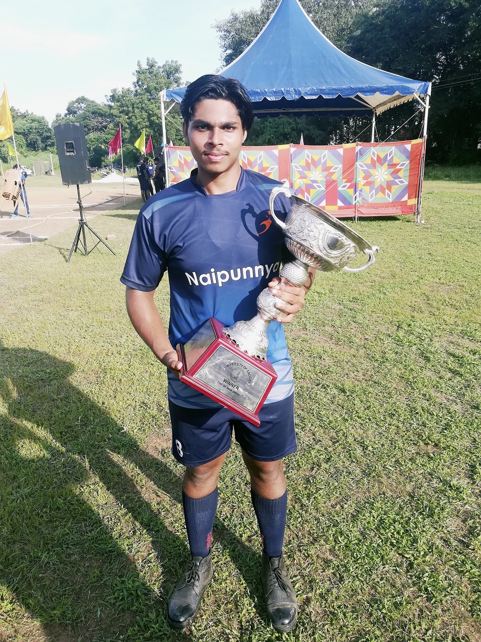 Bipson Benny -Tug Of War Winner at All India Inter University Championship 2019