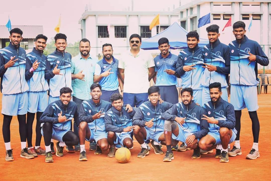 Joys John and George Joseph - Net Ball Winners at All India Inter University Championships, 2019