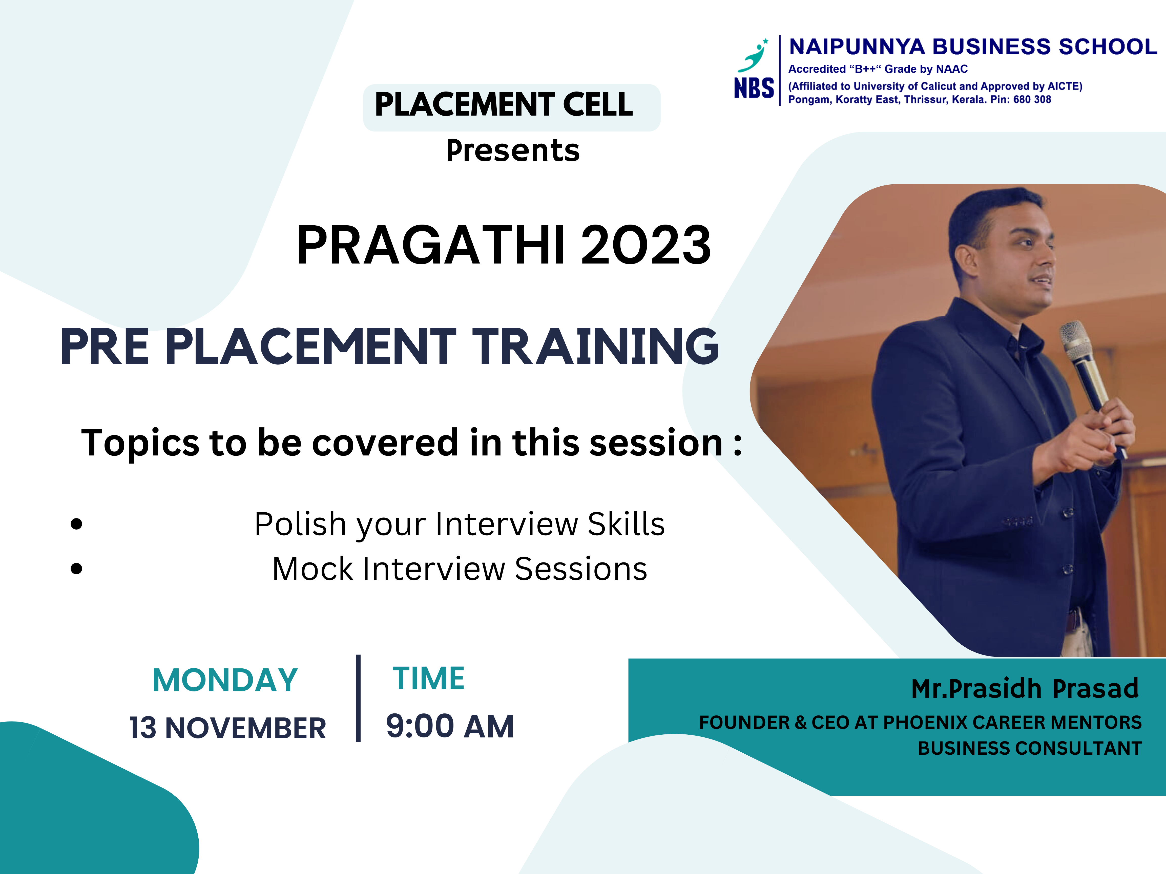 PRAGATHI ’23-Pre-placement Training November